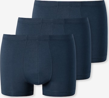 uncover by SCHIESSER Boxershorts ' 3-Pack Uncover ' in Blauw: voorkant
