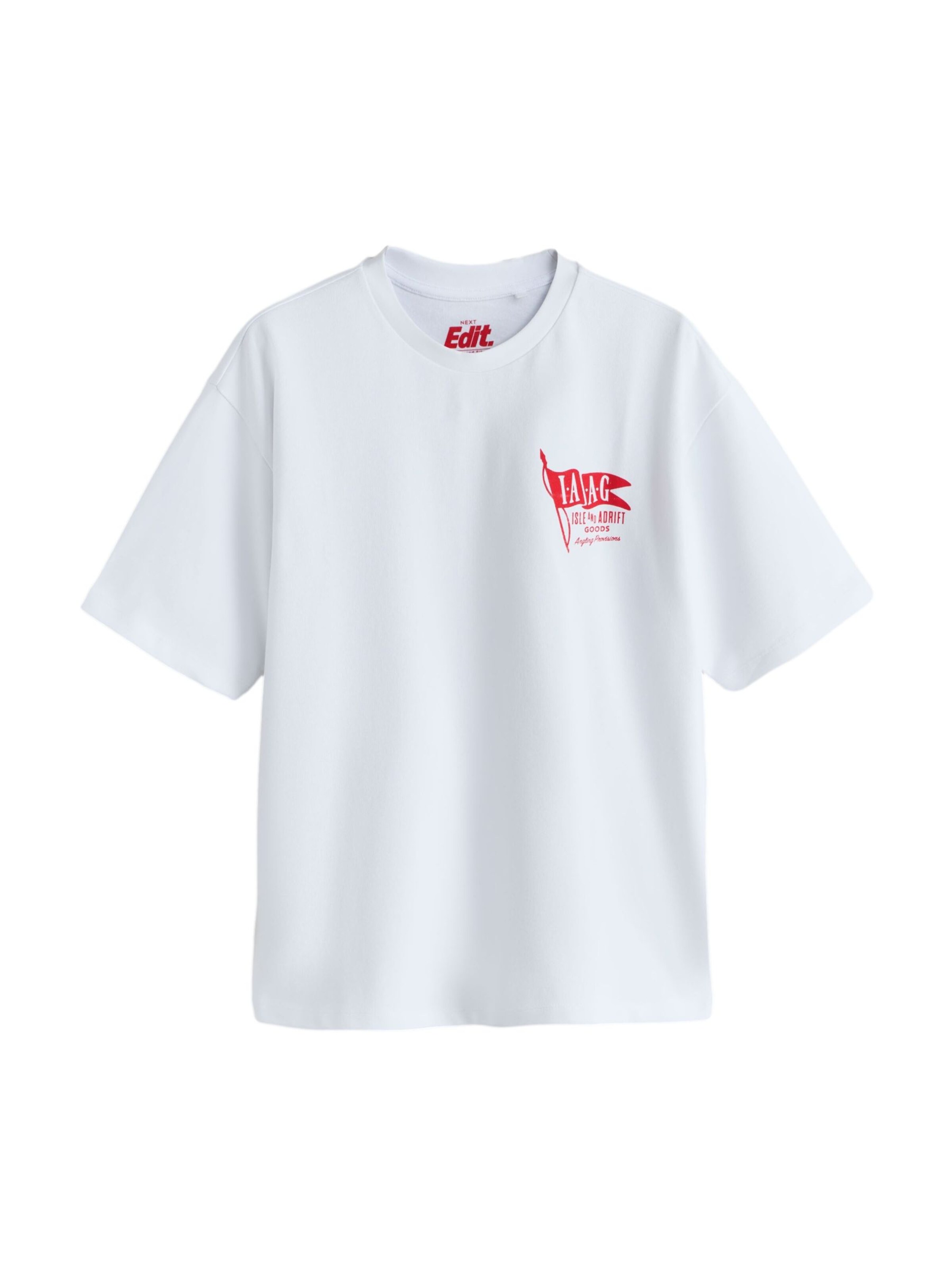 Next Μπλουζάκι 'Edit' σε ναυτικό μπλε / πράσινο / κόκκινο / λευκό, Άποψη προϊόντος