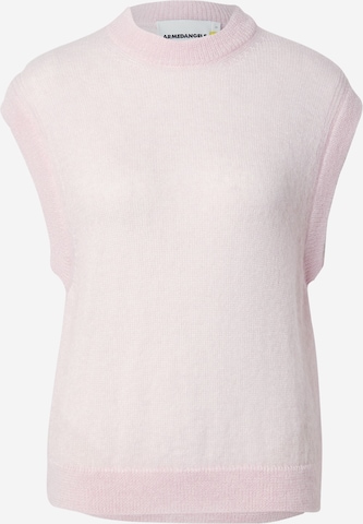 ARMEDANGELS Kötött mellény - rózsaszín: elől