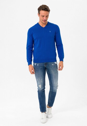 Jimmy Sanders Pullover in Blau