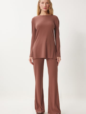 Happiness İstanbul Домашний костюм в Коричневый