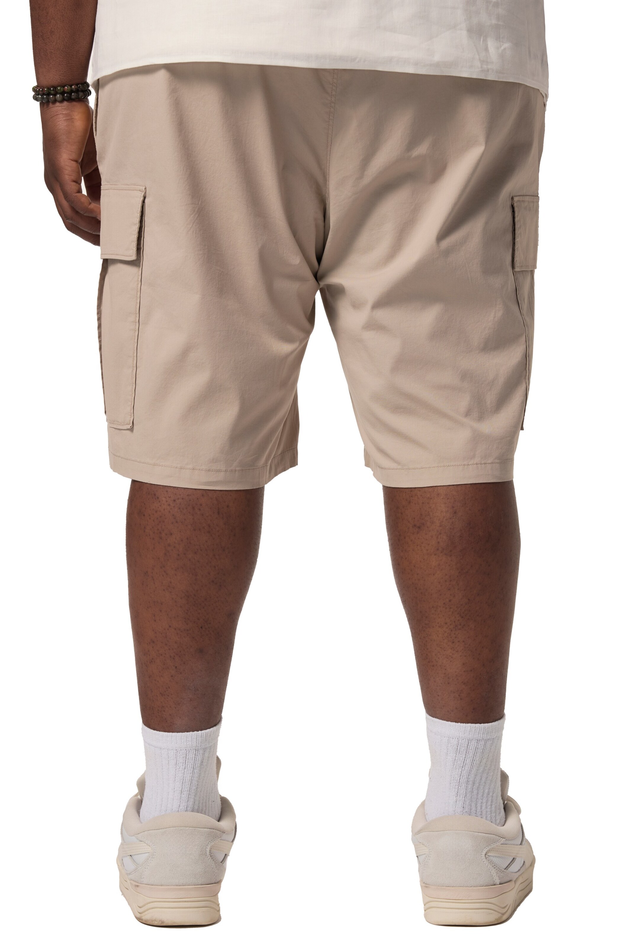 STHUGE Baggy Cargobroek 'Bermuda' in Beige