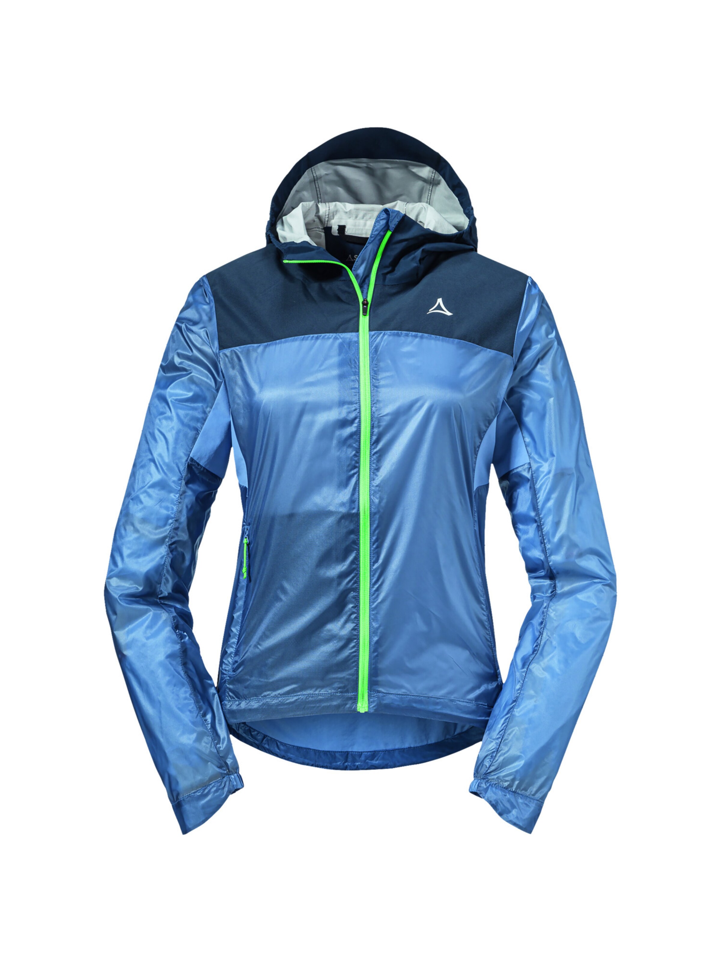 Giacca per outdoor 'Flow Trail' di Schöffel in blu: frontale