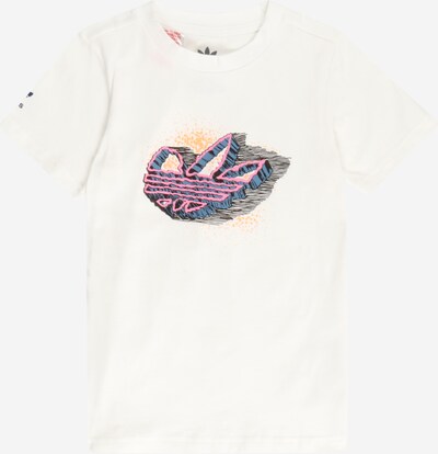 ADIDAS ORIGINALS Skjorte i dueblå / aprikos / lyserosa / hvit, Produktvisning