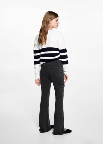 MANGO TEEN Flared Jeans in Black