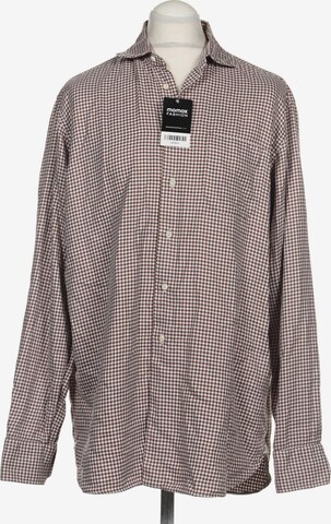 Baldessarini Button Up Shirt in XL in Beige: front