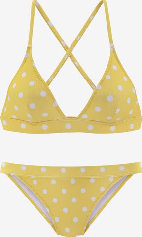 Triangolo Bikini di LASCANA in giallo: frontale