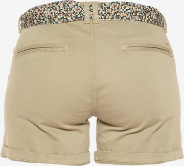 Le Temps Des Cerises Regular Chino Pants 'VELI' in Beige