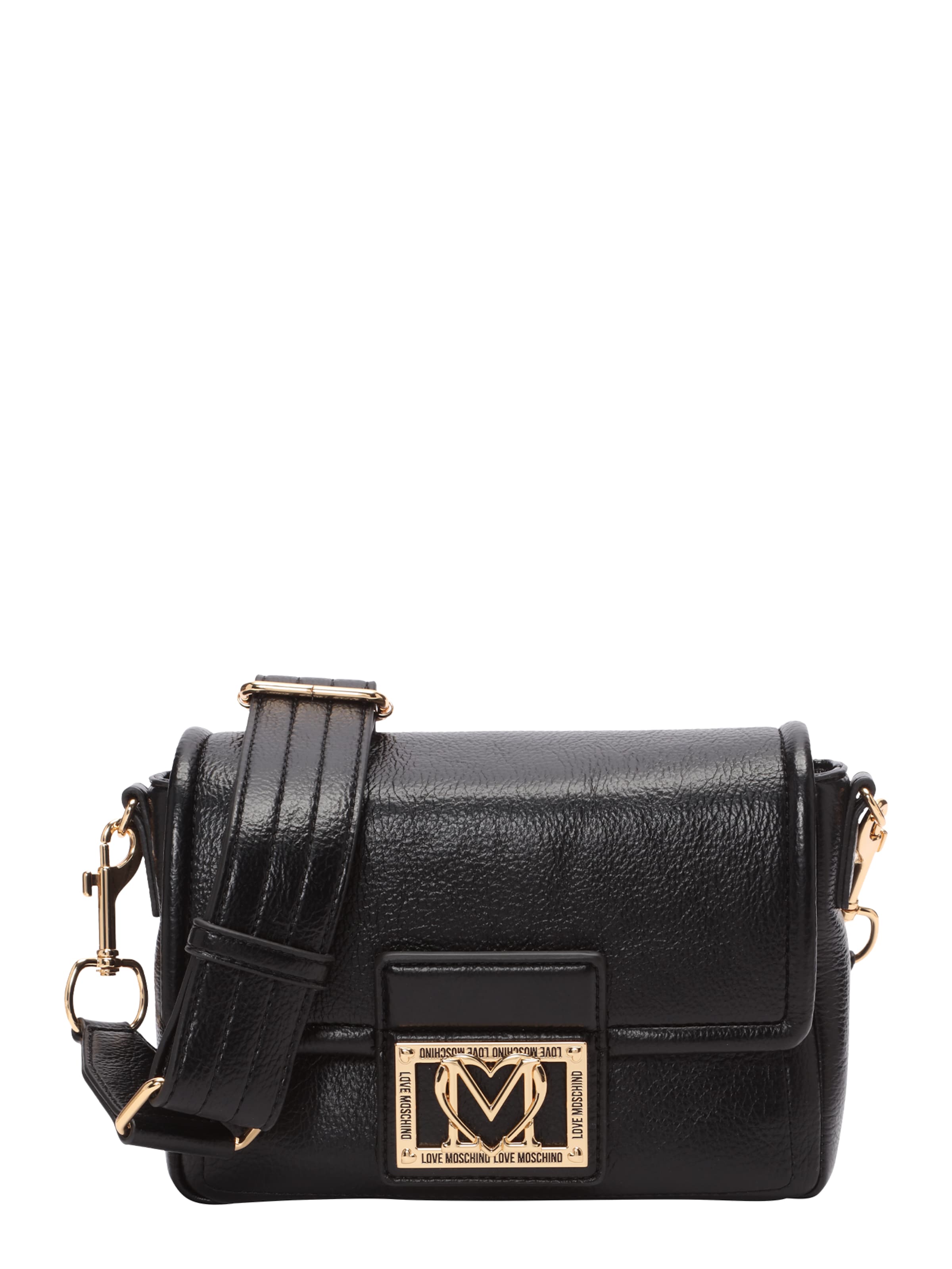 Borsa a tracolla di Love Moschino in nero: frontale