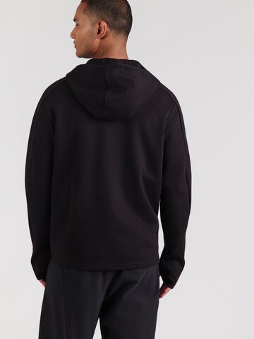 4F Sportsweatjacke in Schwarz