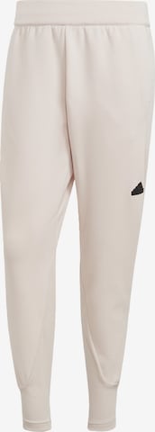 ADIDAS SPORTSWEAR Tapered Workout Pants 'Premium Z.N.E.' in Pink: front