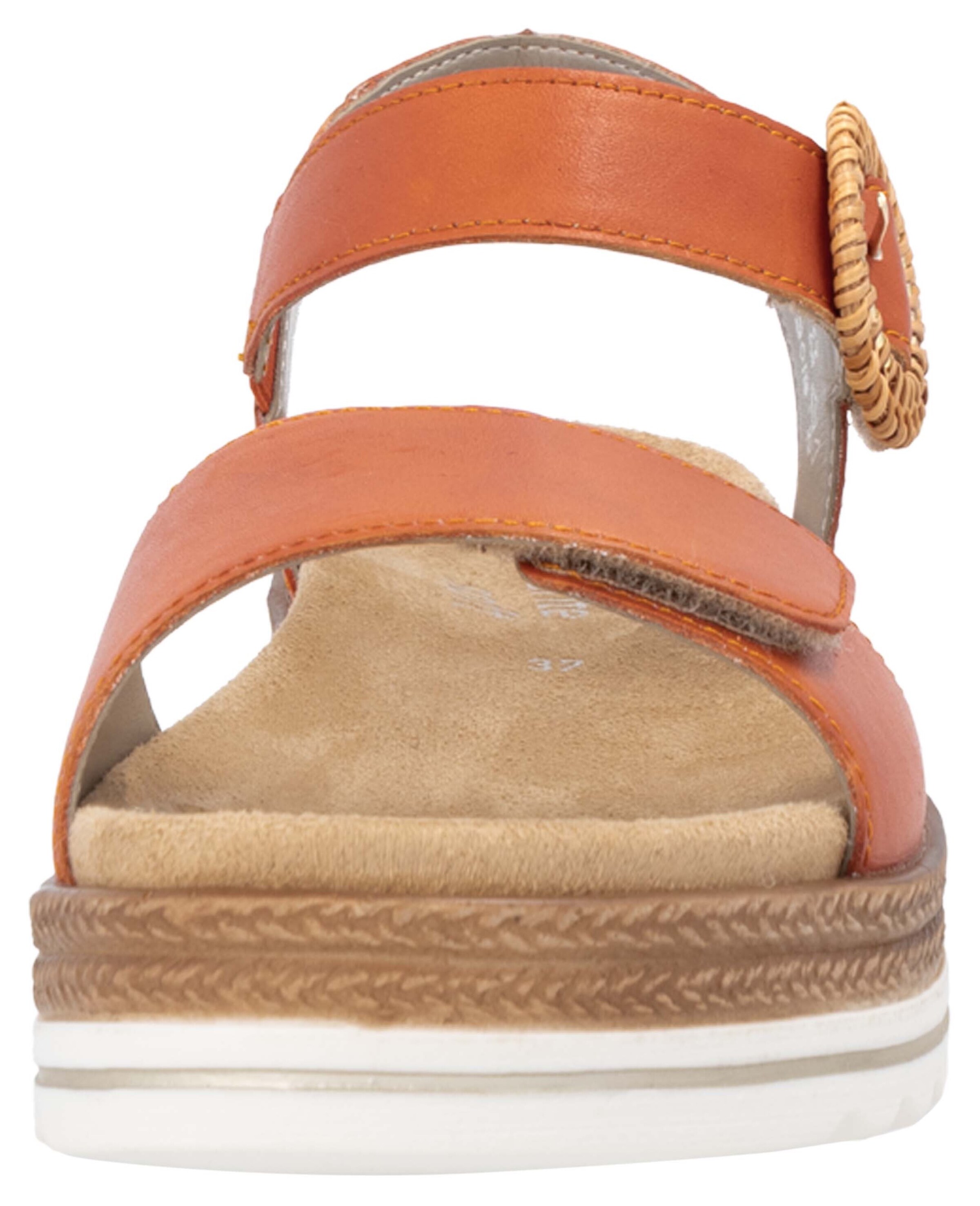 REMONTE Strap Sandals in Orange