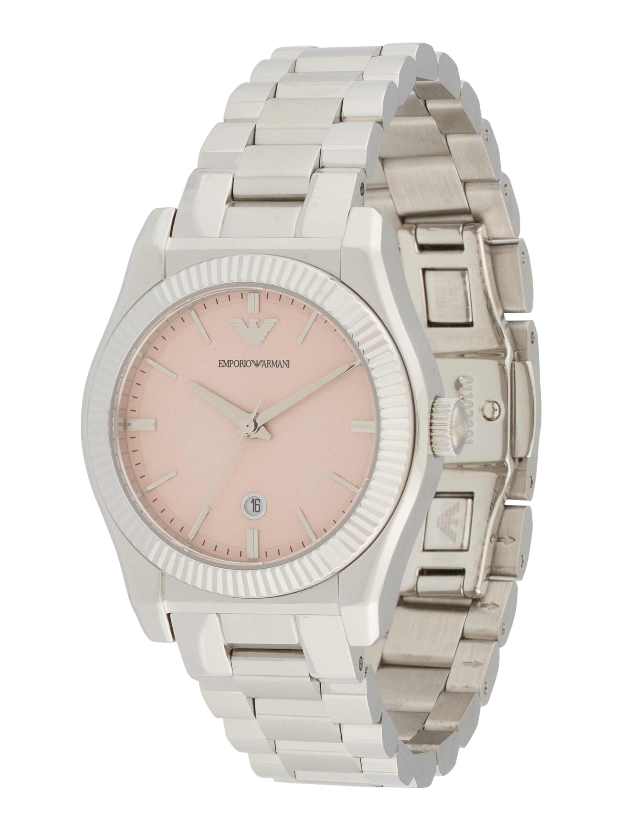 Emporio Armani Uhr in Silber: Vorderseite