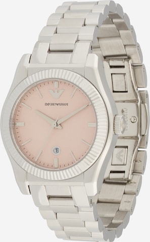 Emporio Armani Аналоговые часы в Серебристый: спереди