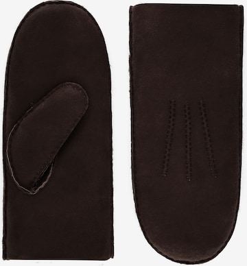 Roeckl Wanten 'OSLO' in Bruin: voorkant