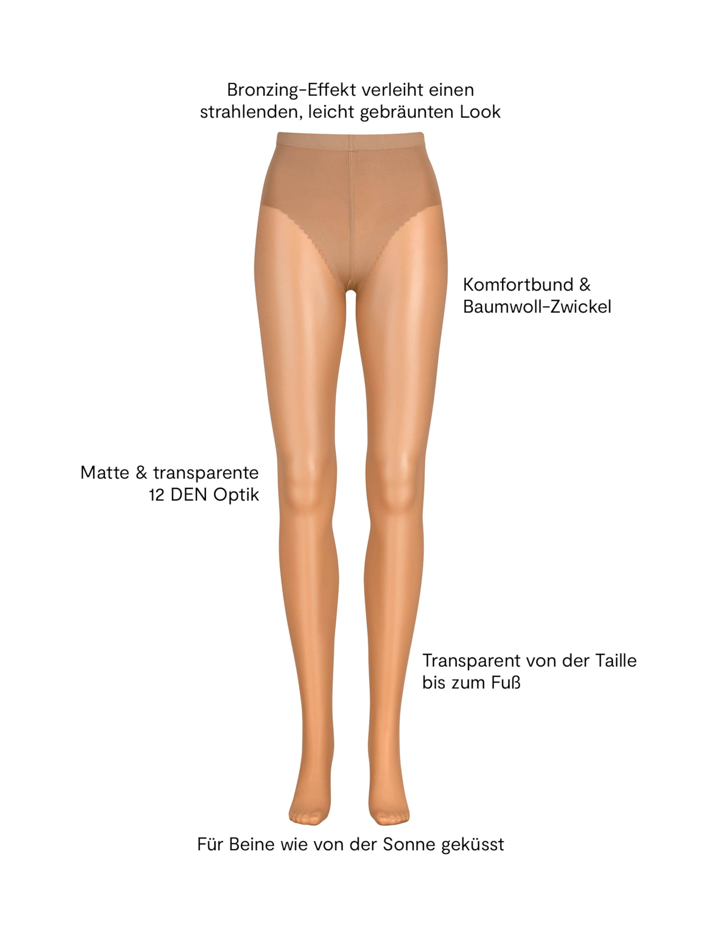 Collants 'Hello Sunshine' Nur Die en beige