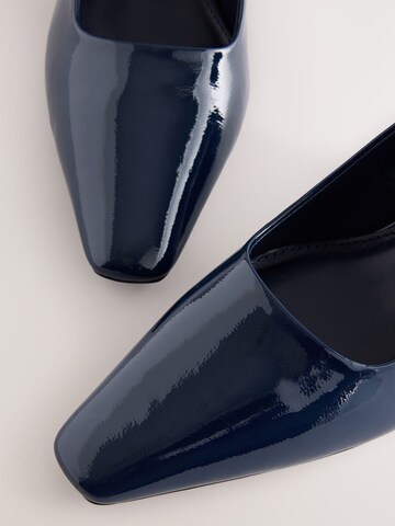 Next - Zapatos con plataforma en azul