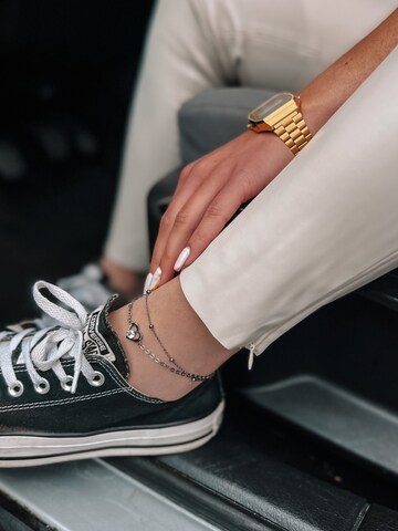 SERASAR Armband 'Anklet Heart' in Zwart