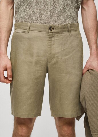 MANGO MAN Regular Pants in Beige