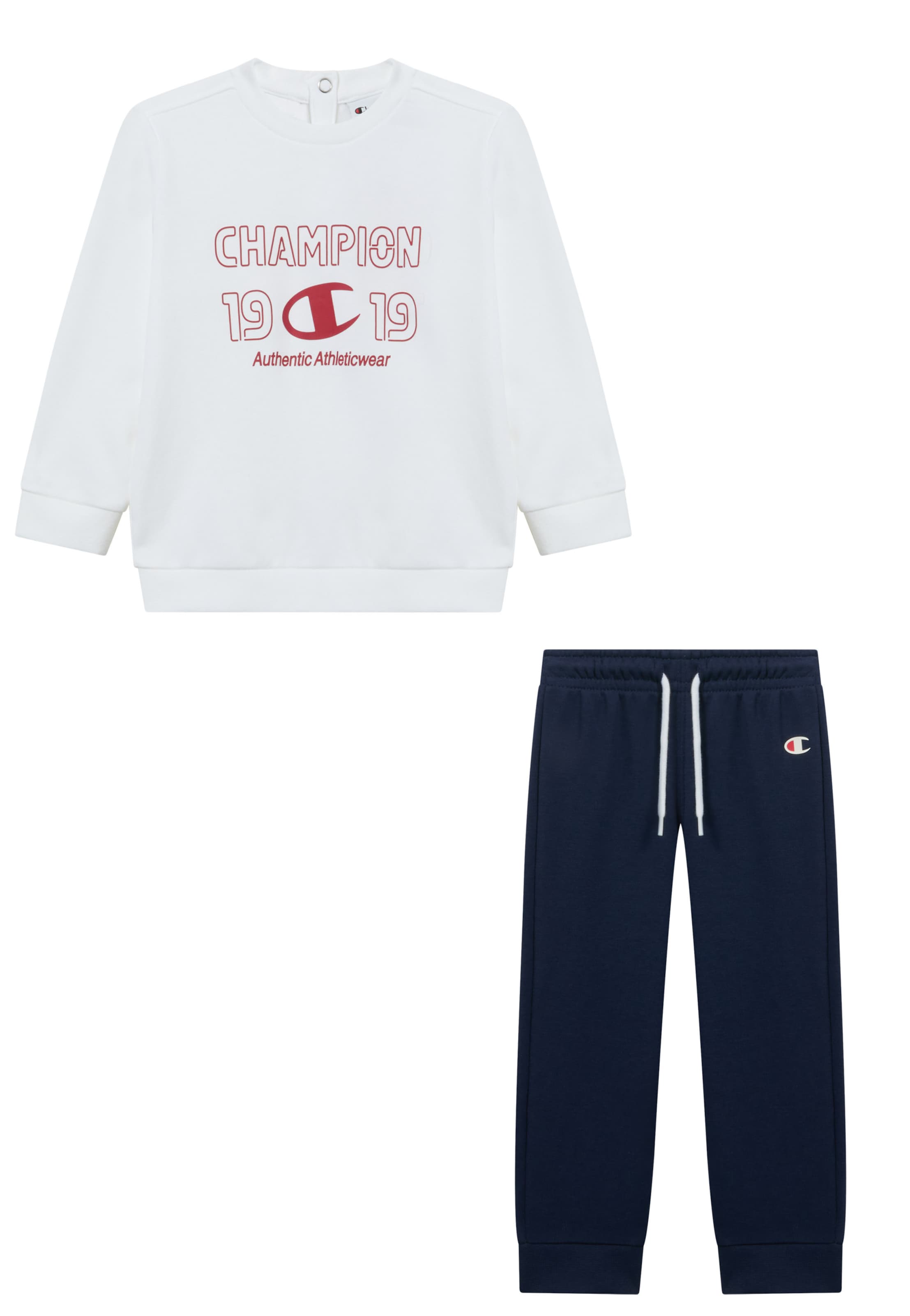 Champion Authentic Athletic Apparel Jogginganzug in Blau: Vorderseite