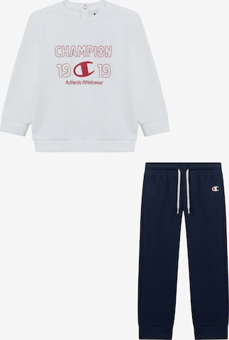 Champion Authentic Athletic Apparel Jogginganzug in Blau: Vorderseite