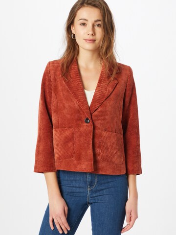 MORE & MORE Blazer in Brown: front