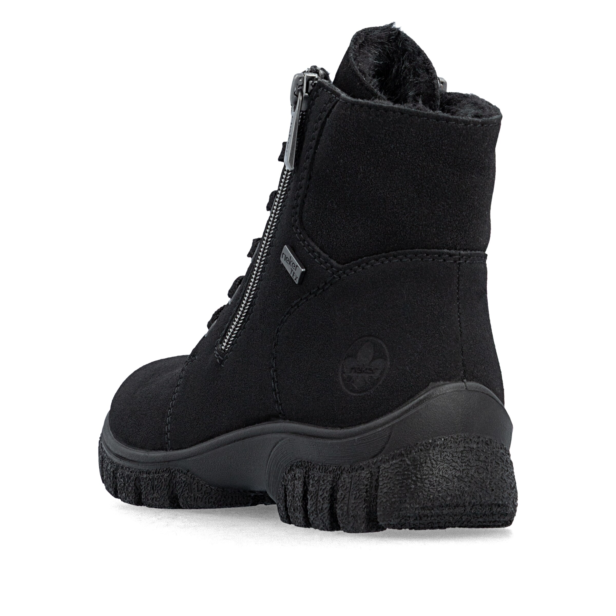Bottines à lacets Rieker en noir