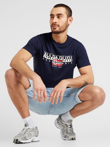 NAPAPIJRI Shirt 'S-Aylmer' in Blue