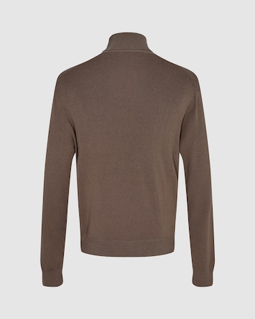 Pull-over 'Yakob' minimum en marron