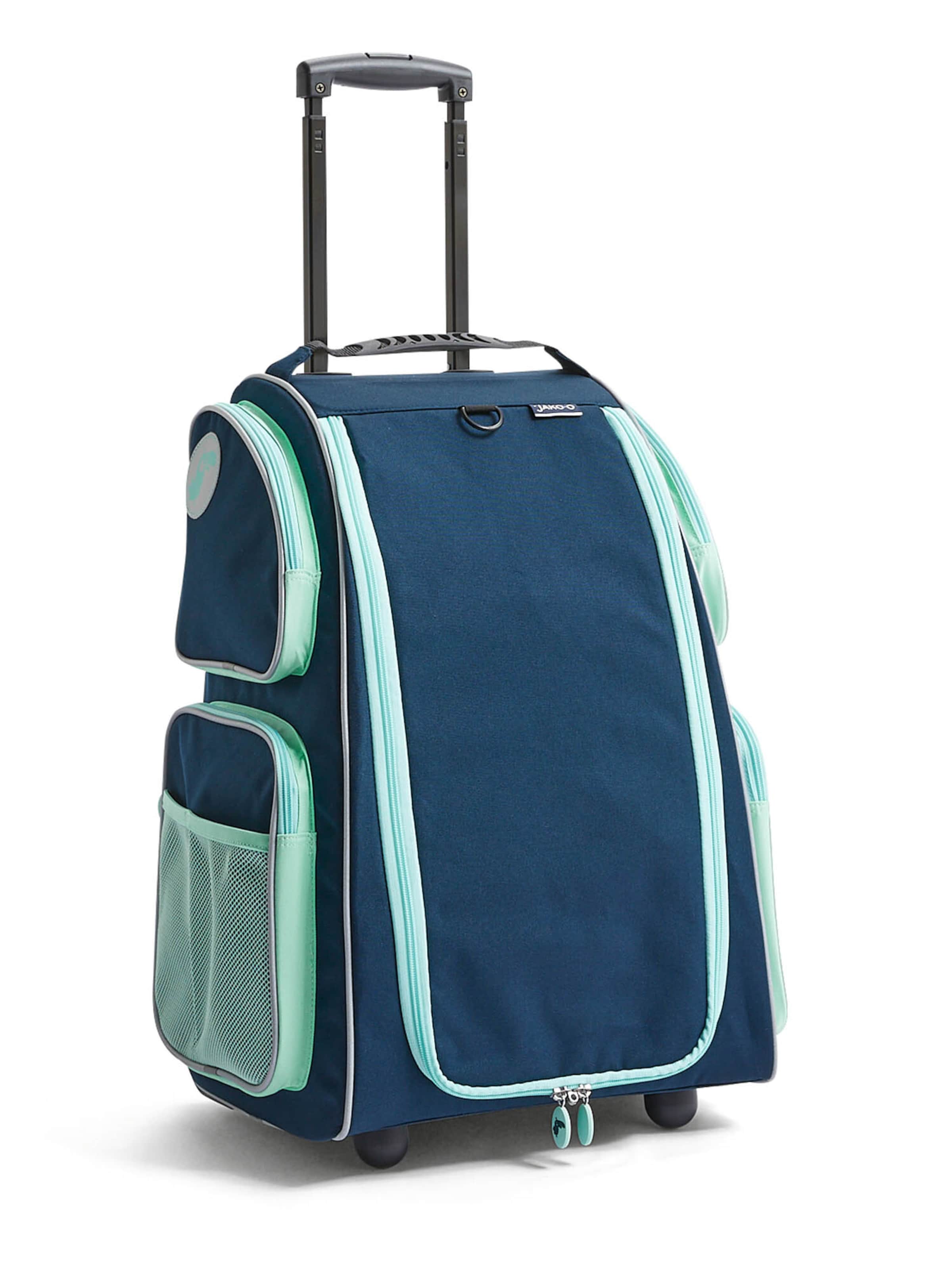 HABA Kinderkoffer ' Schranktrolley ' in Blau: Vorderseite