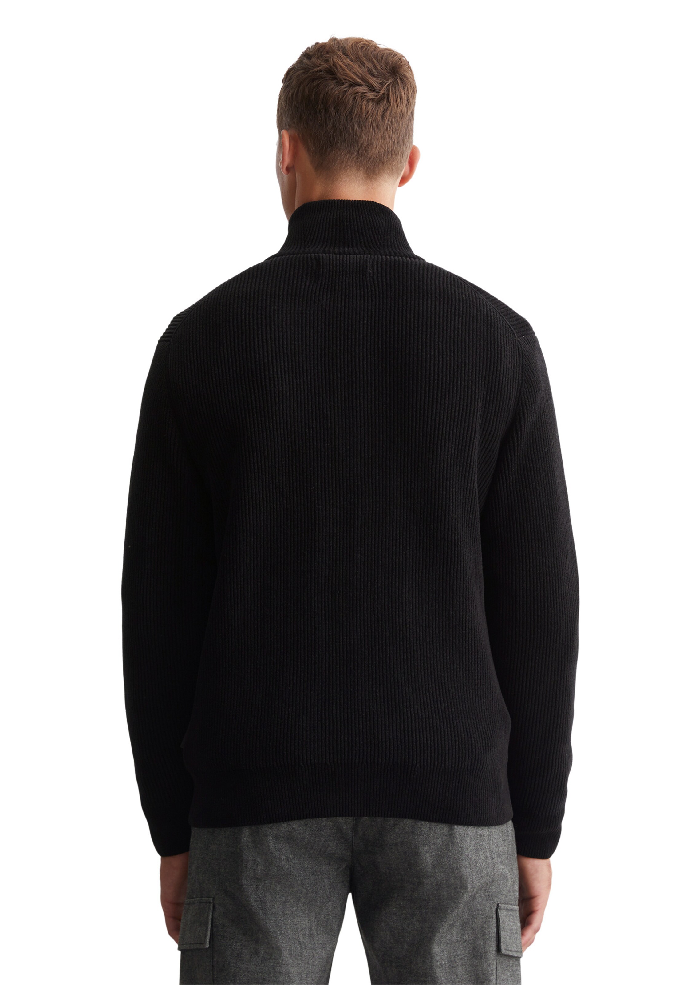 Marc O'Polo Strickjacke in Schwarz