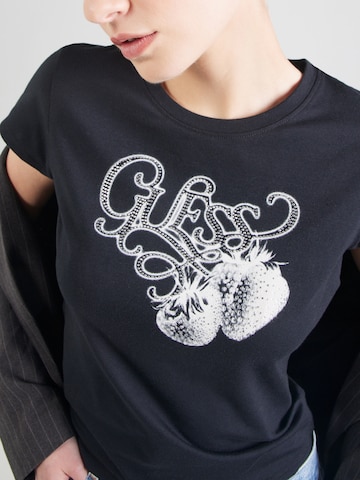 T-shirt 'STRAWBERRY' GUESS en noir