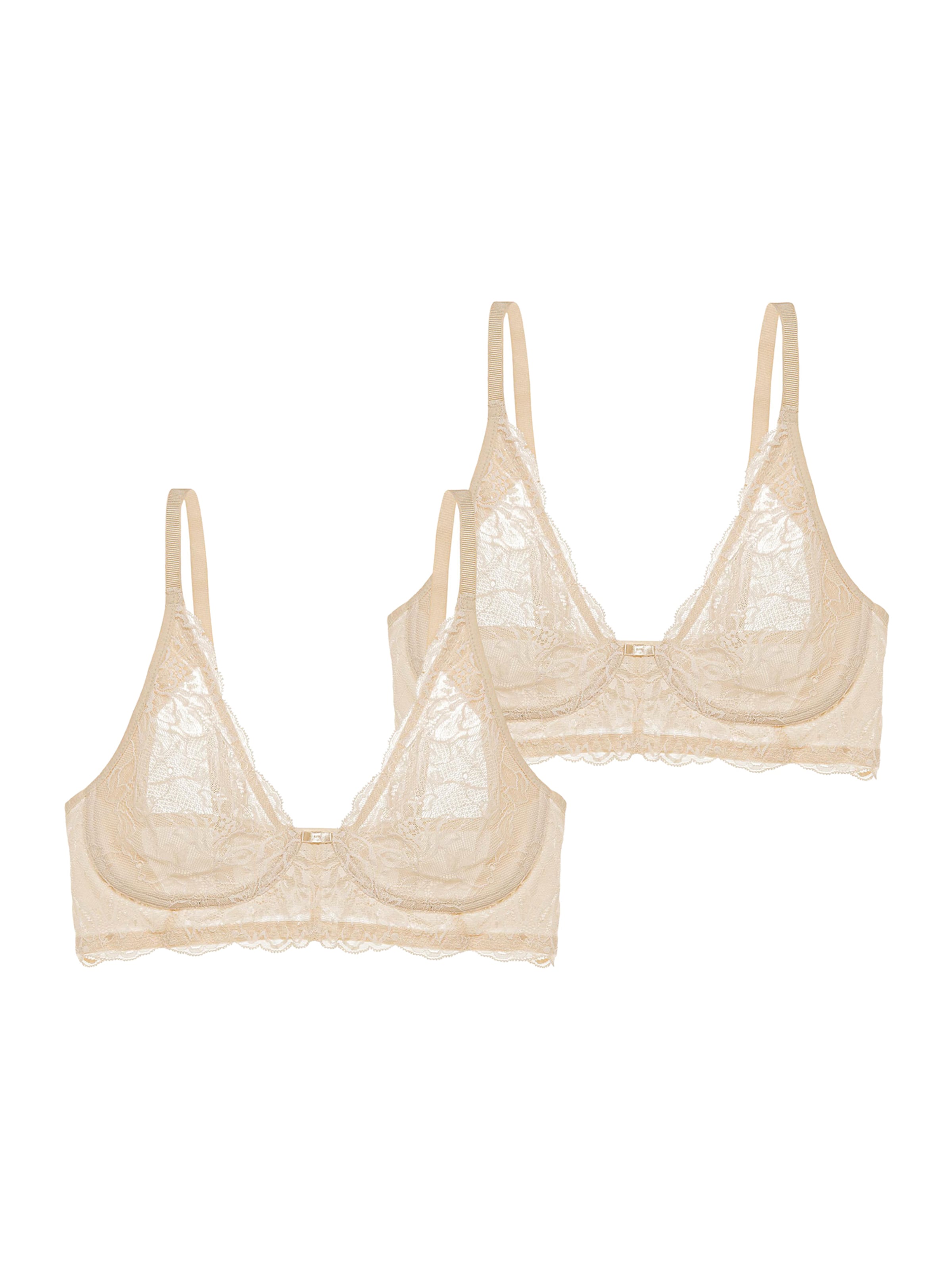 Invisible Soutien-gorge ' Amourette Charm ' TRIUMPH en beige : devant