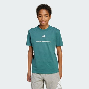 T-Shirt fonctionnel ADIDAS SPORTSWEAR en vert : devant
