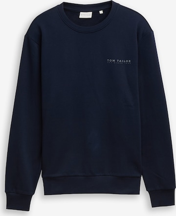 TOM TAILOR Mikina - Modrá: predná strana