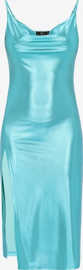 Kokteilinė suknelė iš faina, spalva – vandens spalva, Prekių apžvalga