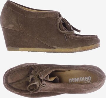 CLARKS Flats & Loafers in 38 in Brown: front