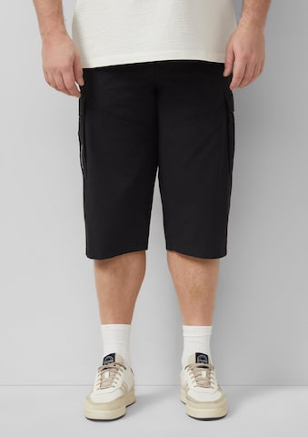 s.Oliver Regular Bermuda ' FILE ' in Schwarz