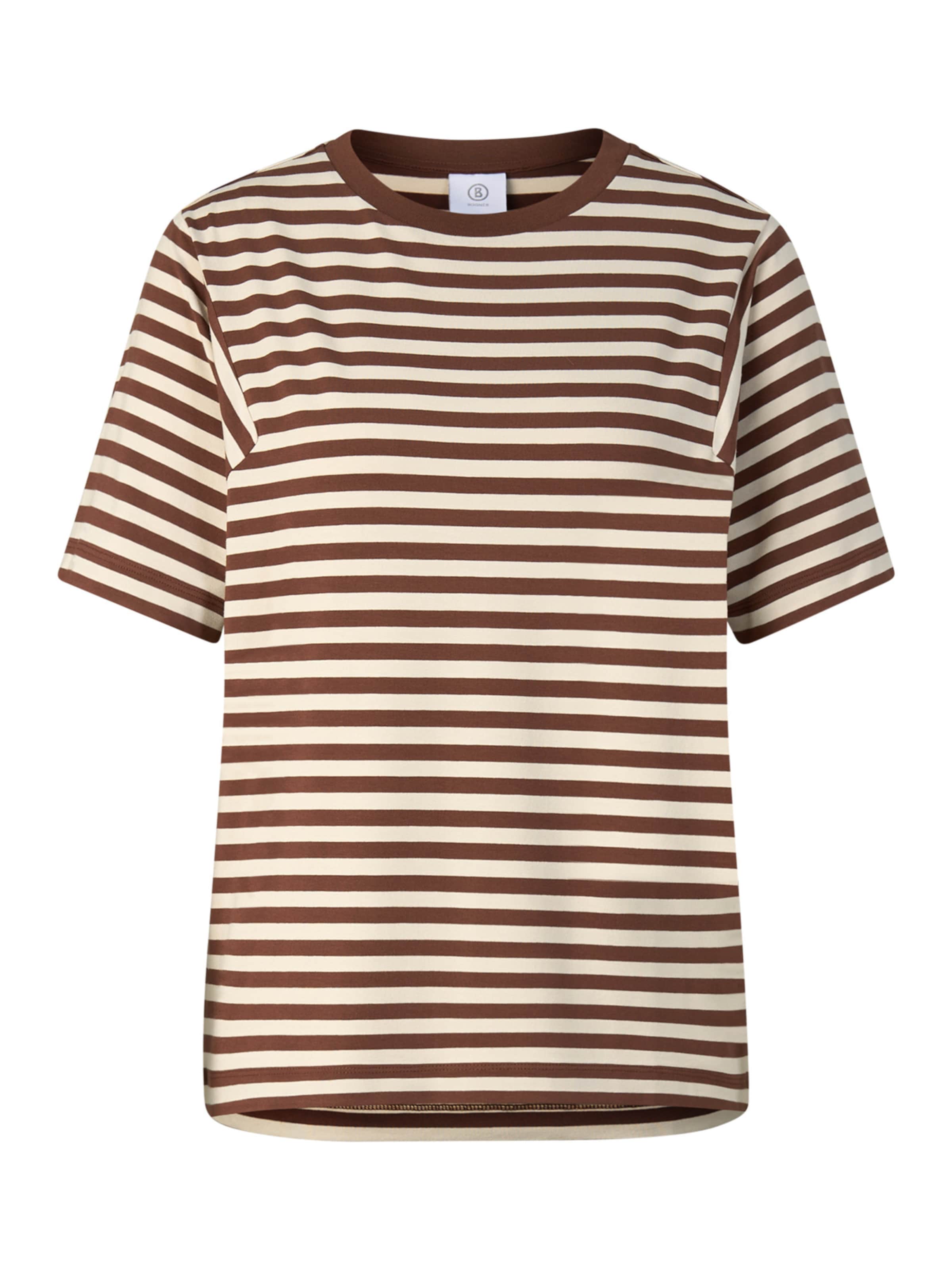 BOGNER T-Shirt 'Raya' in Braun: Vorderseite