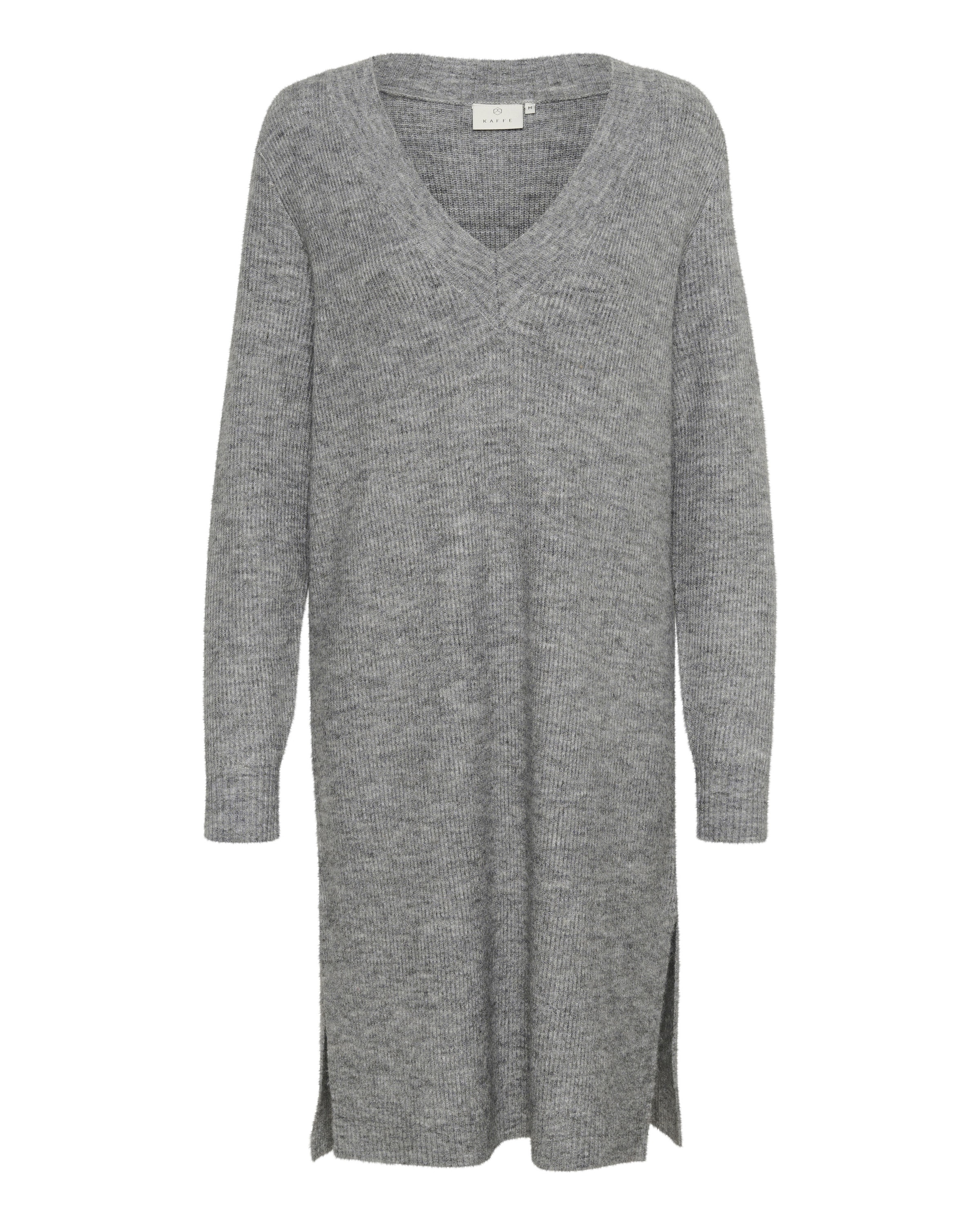 Kaffe Strickkleid 'Juno' in Grau: Vorderseite