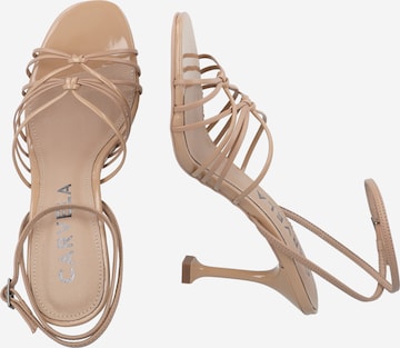 Carvela by Kurt Geiger Σανδάλι 'GLOWING 90' σε καφέ