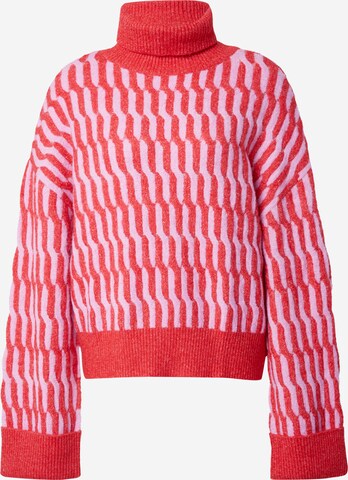 florence by mills exclusive for ABOUT YOU Pullover 'Water colour' i rød: forside