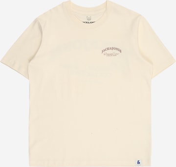 T-Shirt Jack & Jones Junior en blanc : devant