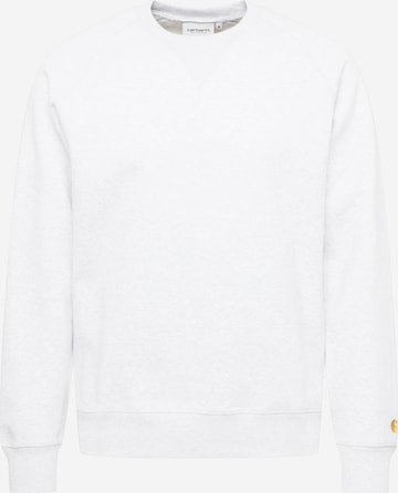 Carhartt WIP Sweatshirt 'Chase' in Grey: front