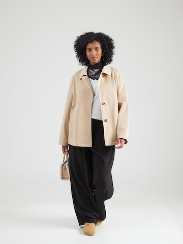 Persona by Marina Rinaldi - Sobretudo meia-estação 'DRAGO' em bege