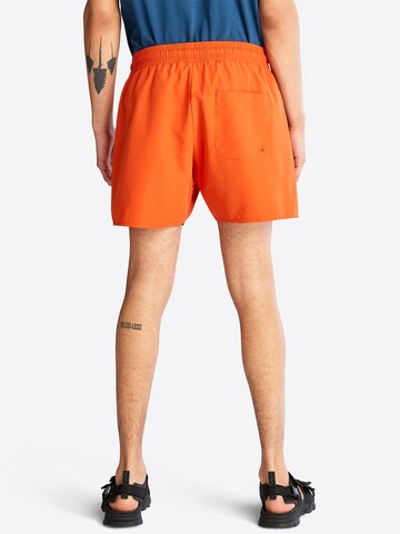 TIMBERLAND - Regular Calções de banho 'Solid Swim' em laranja