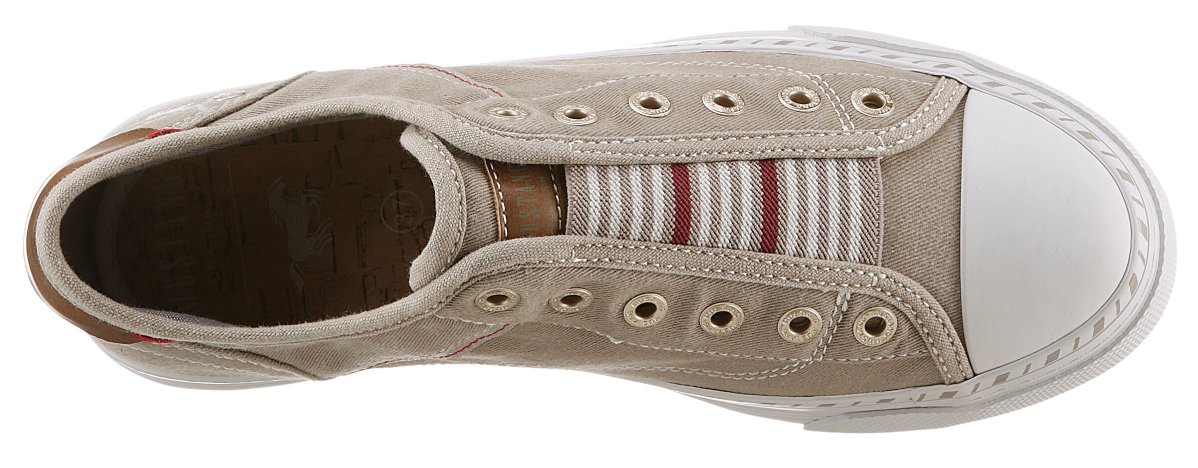 Slip on MUSTANG en gris