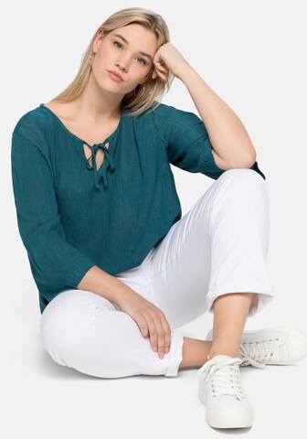 SHEEGO Blouse in Green