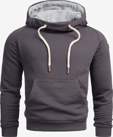 Alessandro Salvarini Sweatshirt 'Paolo' in Grau: Vorderseite