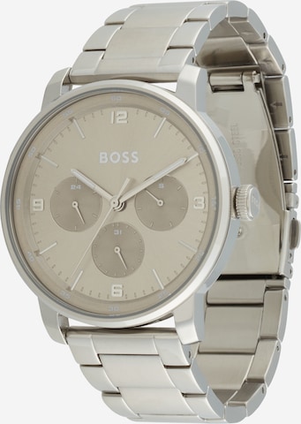 BOSS Black Analog Watch 'CONTENDER' in Silver: front